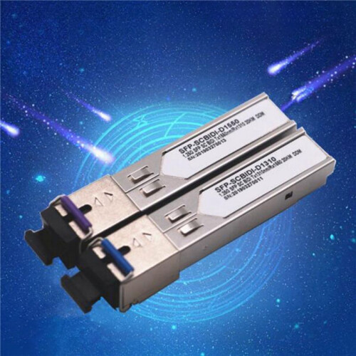2X 20KM Single Fiber SC GPON Module  Gigabit SFP Optical Module Compatible for with  H3C 1