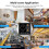 2X Tuya T3E Panel  Touch Screen Panel EU  Control Panel  Zigbee  Home Wall Push Light , Svart 2