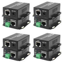 8x Convertisseur Ethernet sur Paire Torsadée - Extendeur Ethernet sur Ligne Téléphonique Torsadée, Amplificateur de Réseau LAN RJ45