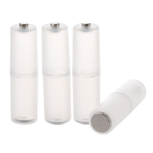 24 Pcs AAA to AA Battery Cell Converter Adaptor Cylindrical Case Holder 1
