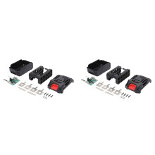 2X Power Tools Case BMS 21V Battery Storage Box for Wireless Electric Angle Grinder Cutting 18650 Battery Case