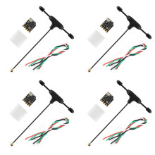 4X RP1 2.4Ghz ExpressLRS ELRS Receiver with T-Shaped Antenna for TX16S TX12 ELRS Version