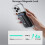 For  Wallet with Find My Functionality, 3000g Magnetic Strength, Adjustable Stand for  Brown 6