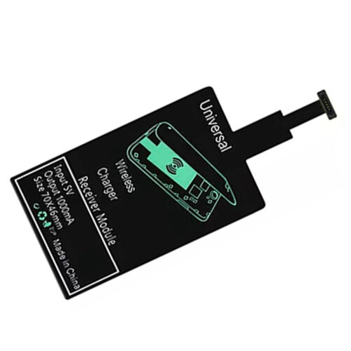 4X  Wireless Charging Receiver Universal Fast Wireless Charger Adapter(for Micro-USB A) 1