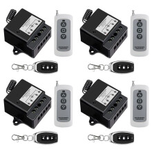 4X DC12V-24V Forward Reverse , Linear Actuator Remote Control, 10A Current, 165 Ft Range , with Remote