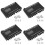 4X 5-Band Car Audio Equalizer, Adjustable 5 Bands EQ Amplifier Graphic Equalizer with CD/AUX Input Select ,Black 1