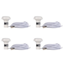 4 Stuks GPS-Antenne HA-017 Maritieme GPS-Antenne met 10 Meter Kabel TNC-Connector RF-Kabel 10m RG-58 TNC-Interface