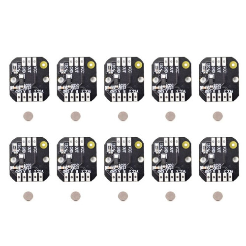 10X MT6701 Magnetische Encodermodule PWM/I2c Borstelloze Motor-Encoder ABZ-Modus 1024 Lijnen Vervangt AS5600-Module 1