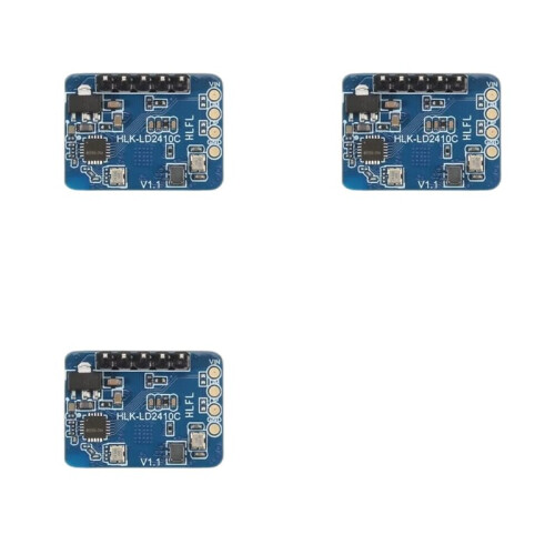 3X LD2410C 24G  Human Presence Sensor FMCW  Millimeter Wave Motion Detection Module DC5V