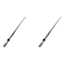 2X 118-136MHZ BNC Telescopische Antenne Hoge Versterking Luchtbandantenne voor TH-28A TH-48A TH-78A Luchtvaartfrequentie