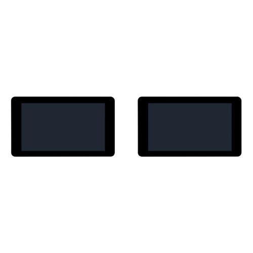 2X ESP32-S3 Placa de Desenvolvimento com Tela Sensível Ao Toque de 7 Polegadas 800x480 WiFi  5 para GUI LVGL HMI ESP32
