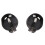 50pcs Black Round Button Battery Holder Case for CR2032 2016 2025 4