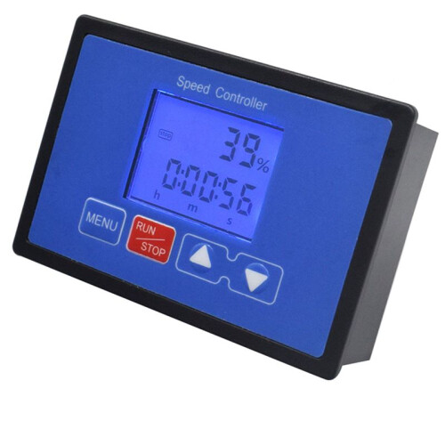 10X LCD Digital Display Tachometer Adjustable 30A PWM  Motor Speed Controller Timing Remote Control 12V 24V 36V 48V 1
