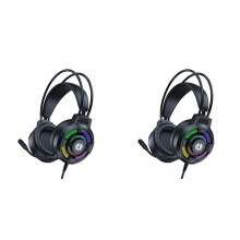 2X Gaming Headset 7.1 Stereo Surround Bass Headphones RGB Active Noise Reduction Earphones Headphone with Microphone
