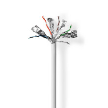Bobina de Cable | CAT7 | Sólido | S/FTP | Cobre | 100.0 m | Para interior | Redondo | LSZH | Gris | Caja cartón