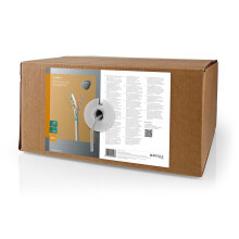 Bobina de Cable | CAT6 | Sólido | F/UTP | CCA | 305.0 m | Para interior | Redondo | PVC | Gris | Caja cartón