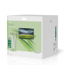 Cable combinado IEC (coaxial) CAT6 en carrete | RG58 | 75 Ohm | Doble blindado | ECA | 50.0 m | Redondo | Blanco | Caja cartón