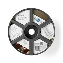 Cable de altavoz | 2x 0.75 mm² | Cobre | 100.0 m | Redondo | PVC | Transparente | Bobina