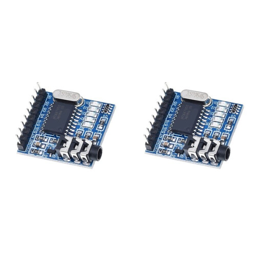2X MT8870 DTMF Voice Decoding Module Phone Module Speech Decoding Voice Board Module LED Indicators with Pins