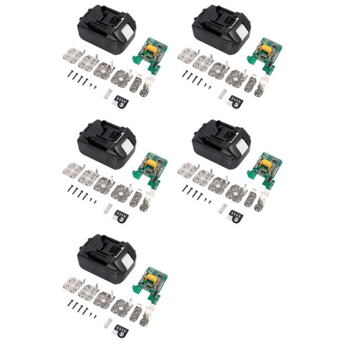 5X Li-Ion Battery Case Lithium Battery Protective Board for  10-Cell Battery Tool Battery Case Kit
