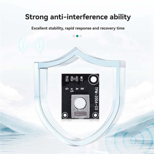 5X TPM-200A Carbon Monoxide Sensor Module Interference-Resistant High-Precision CO Air Quality Detection Sensor Module