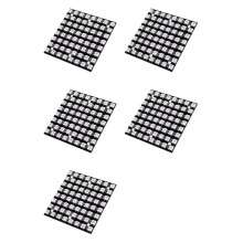 5X WS2812 LED 5050 RGB 8x8 LED Matrix WS2812B 8x8 64-Bit Full Color 5050 RGB LED Lamp Panel Light