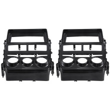 2X 2 Din Car Radio Fascia Frame Adapter for Vios 2018-2020 RHD 9 INCH Screen DVD Player Fitting Panel Kit(MT)