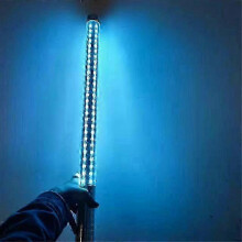 (Blue No Laser) 45cm Rechargeable Aluminum LED Strobe Baton LED Bottle Service Sparkler LED Dance Wand Champagne bottle sparklers For Bar