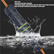 3X IP68 Waterproof SC Single Core Fiber Optical Adaptor Extend Fiber Optic Cable Length for LC Fiber Optic Cable
