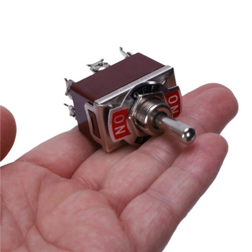 4X AC 250V/15A 125V/20A /OFF/ 3 Position DPDT Momentary Toggle 1