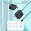 4X Suitable for  Square Notebook Portable Power Adapter 65W Type-C Port Pd Fast Charge Computer Charger US Plug 9