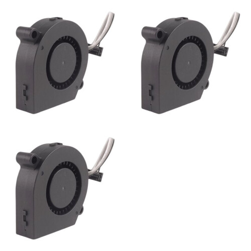 3X Cooling Fan for  P1 P1S Front Shell Component Cooling Drum Fan Model Double  Bearing High Speed 5015