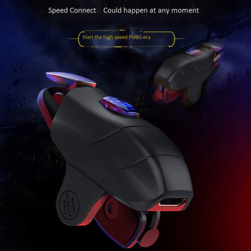 2X Mobile Game Controller Gamepad L1R1 Trigger Aim Button Shooter Joystick for PUBG Alloy Button Pot Slice 1
