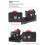 2X Anti-Shake  Quick-Release Mount Kit Sportcamera Quick-Release Kit Geschikt voor Invullichtmicrofoonmonitor 7