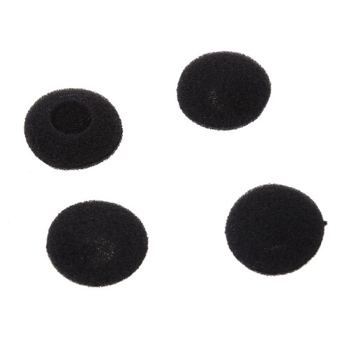 Fasdga 400 Pcs Black Sponge Earbud Headphone Cap Ear Pads Cover Replacement 1