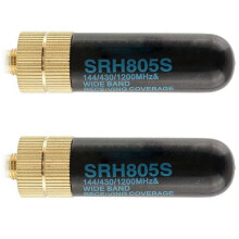 2X Walkie Talkie Antenna SRH-805S Dual Band Antenna 5cm Thumb Antenna Multi-Functional Ultra Short Small Antenna