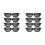 8Pcs Polarized Passive 3D Glasses for Cinema IMIX Screen 1