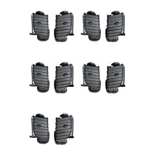 10x Car Front Central Dashboard Panel Left Right Air Vent Outlet Assembly for Hilux 2004-2015 A/C Air Vent Outlet