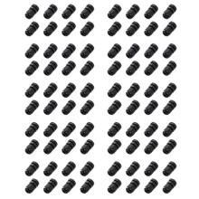 80 Pz PG7 Plastica Nera Impermeabile Connettore Ghiera Cavo 3-6.5mm