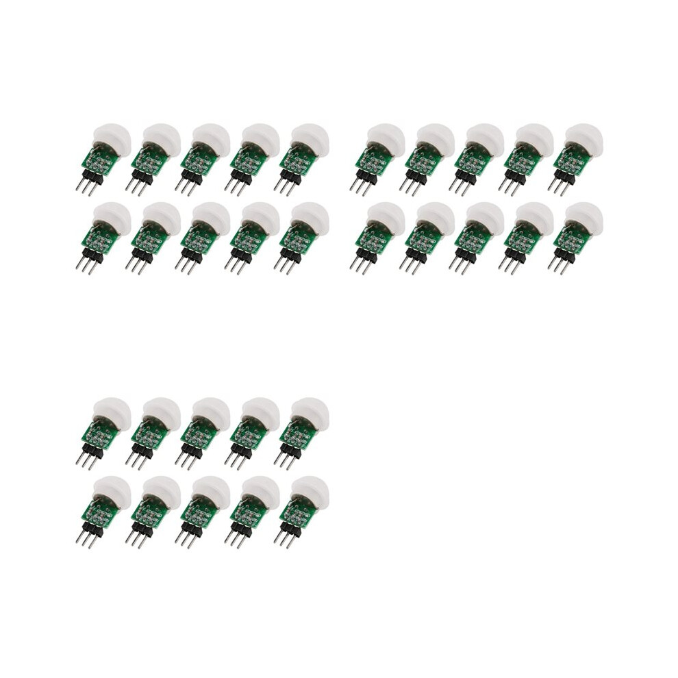 30Pcs Am312 Human Sensor Module Ir Pyroelectric Infrared Pir Motion Sensor Detector Modules 2.7V To 12V 6032471975857