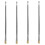 4X Antenne Telescopique pour Radio TV Design de 4 Sections 60cm 1