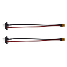 2Pcs Battery Discharge Connector 4Pin Male XT60 Female Ebike Battery Cable for Hailong 1-2/G80 E-Bike Cycling Parts