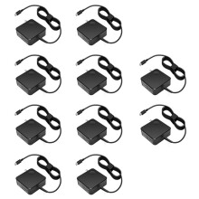 10X Suitable for Square Notebook Portable Power Adapter 65W Type-C Port Pd Fast Charge Computer Charger US Plug
