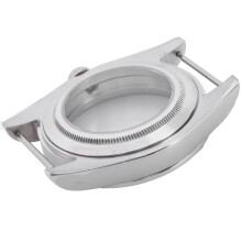 39Mm Stainless Steel Polished Case Sapphire Glass Fit NH35/NH35A NH36/NH35A Movement,Transparent Back Cover