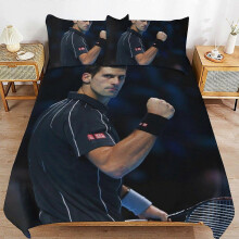 (200x200cm 78x743in) A360 Novak Djokovic Ultra Durable Bedding Touch Machine Safe Comfort Thread Finish Duvet Cover Sets Rest Kit N360