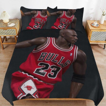 (200x200cm 78x923in) x181 Michael Jordan Breathable Texture Daily Sleep Smooth Zipper Comfort Material Duvet Cover Sets Quality Bed z181