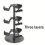 Gamepad Controller and Earphone Hanger -3-Layer Rotating Controller Storage Stand for  ONE, PS4, PS5, Sw 7