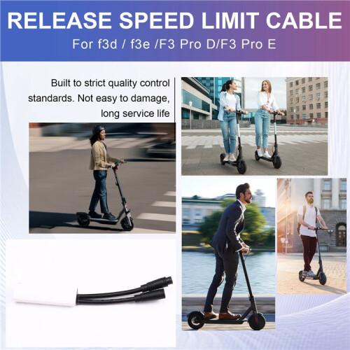 40km/H Unlocking Speed  for   F3 E/F3D/F3 ProE/F3 ProD E-Scooter Release Speed Limit Cable 2