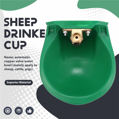 Automatic Durable Sheep Drinker Cup Catter Goat Drinking Bowl Horse Water Feeder Tool Farm Animal Cow Plastic Using 1
