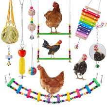 Chicken Toys for Hens Chicken Xylophone Toy Chicken Bridge Swing Toys Chicken Pecking Toys Chicken Mirror Toys